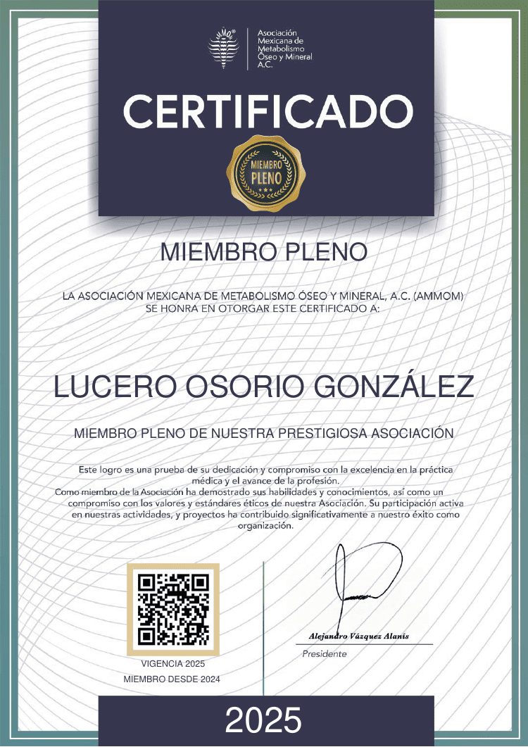 Certificado AMMOM